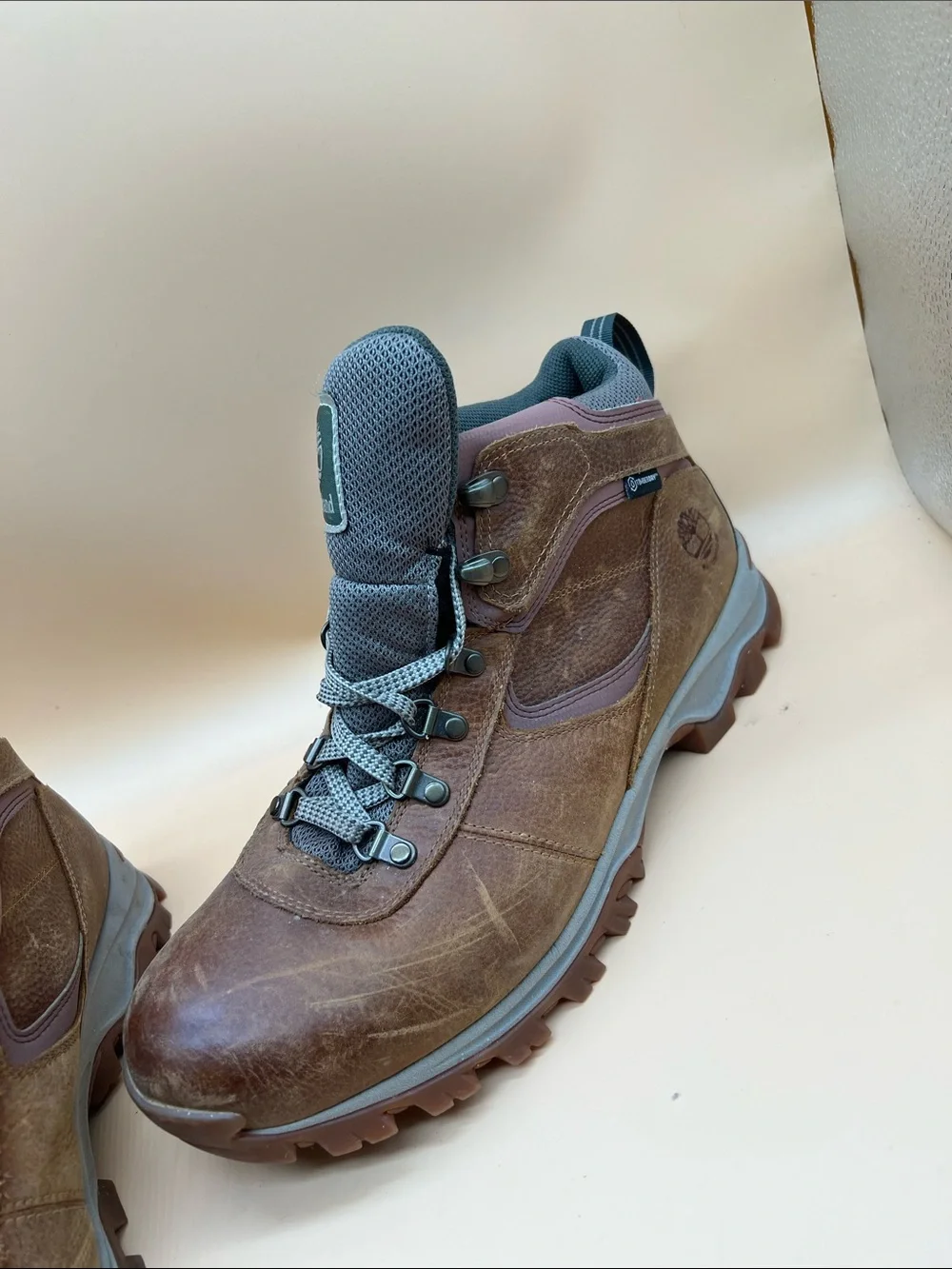 Timberland MT Maddsen Mid Brown Waterproof Boots Men Size 12
